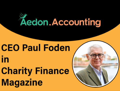 Aedon.Accounting in Charity Finance Magazine!